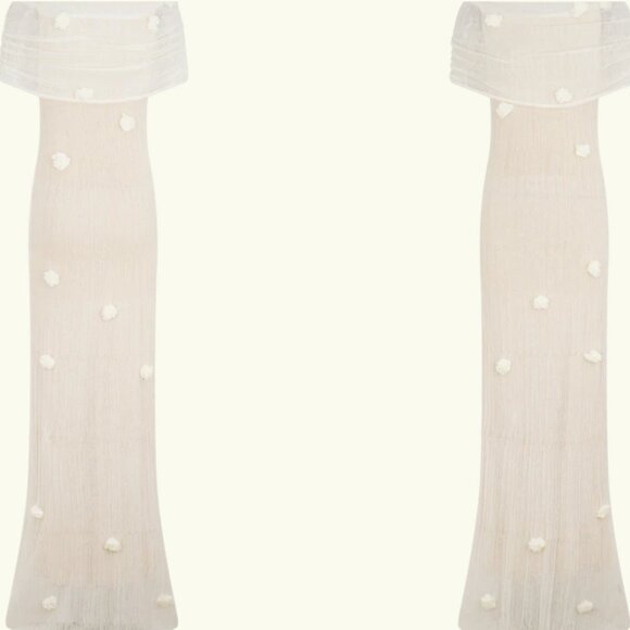 Meshki Brynn Orchid Knit Maxi Dress - Ivory - Picture 4 of 8